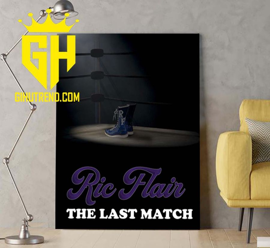 Ric Flair The Last Match Poster Canvas