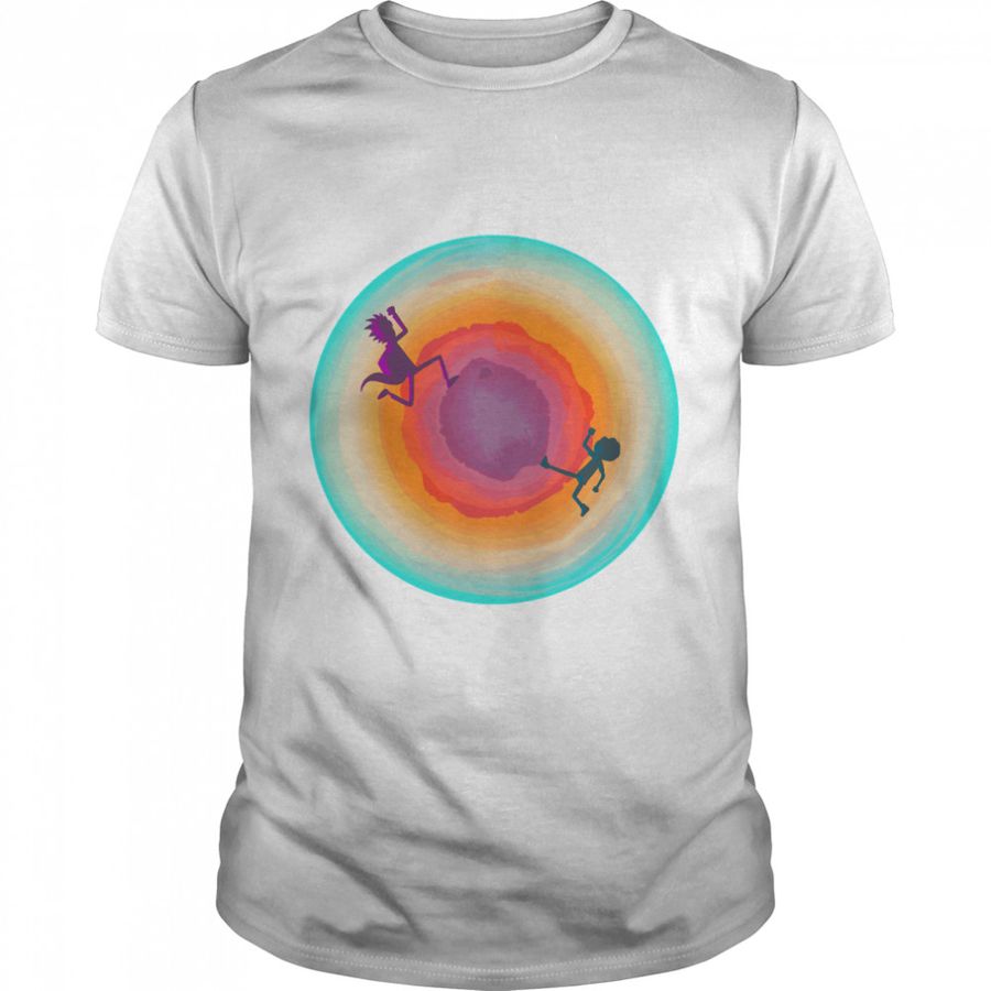 Rick and Morty trippy ~ Colorful Planet Earth Classic T-Shirt