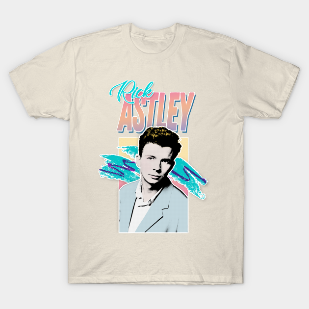 Rick Astley 80s Aesthetic Tribute Design T-shirt, Hoodie, SweatShirt, Long Sleeve