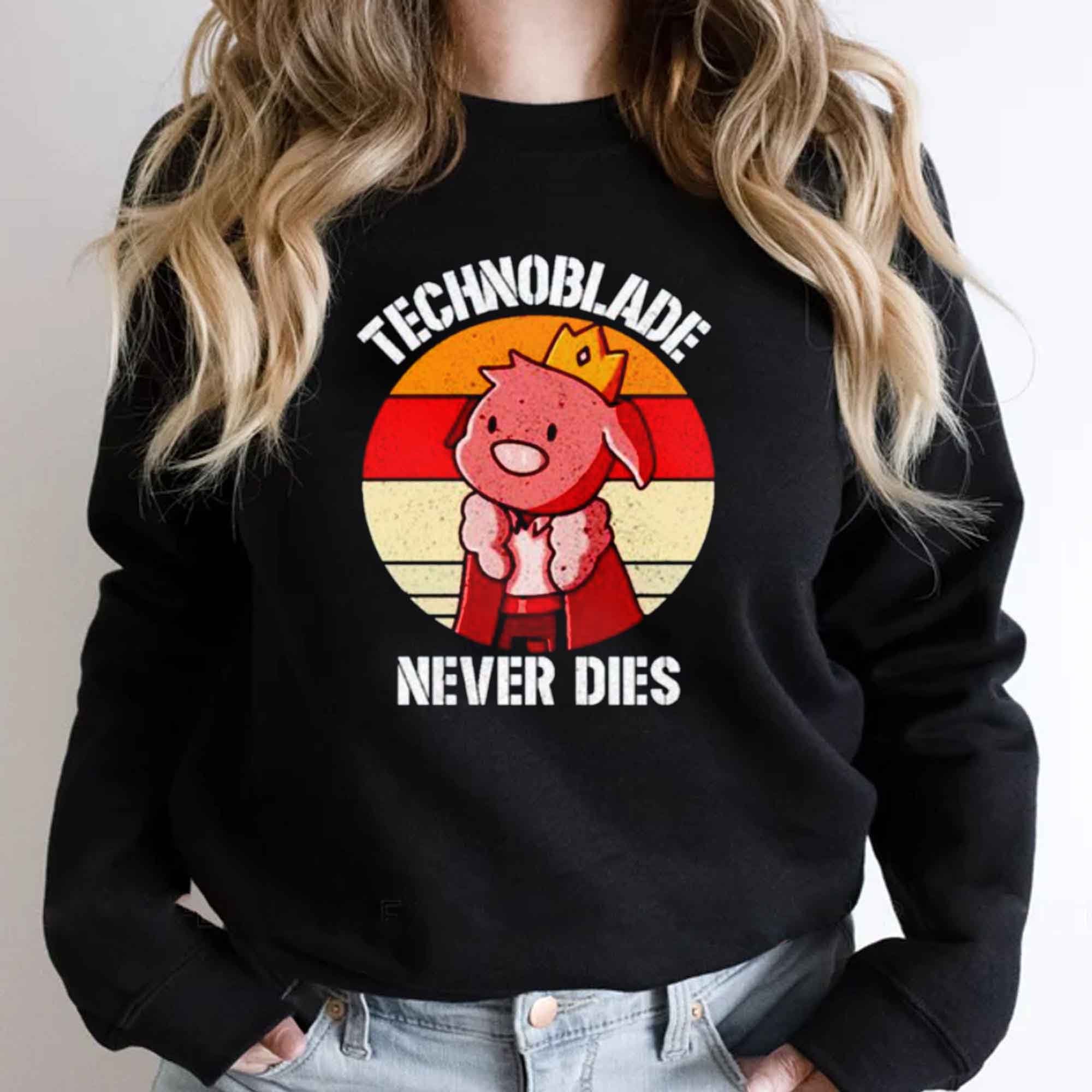 RIP Technoblade Never Dies Memorial Shirt Sweatshirt