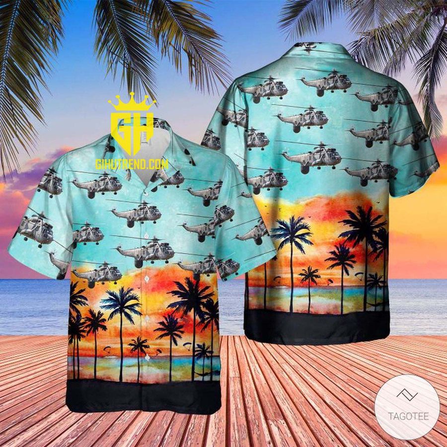 Rn Westland Sea King Asac 7 The Bagger Hawaiian Shirt For Summer Beach