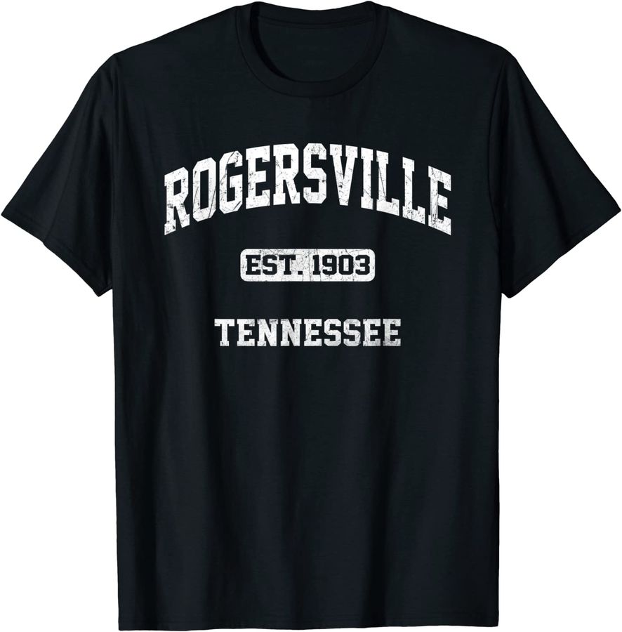 Rogersville Tennessee TN vintage state Athletic style