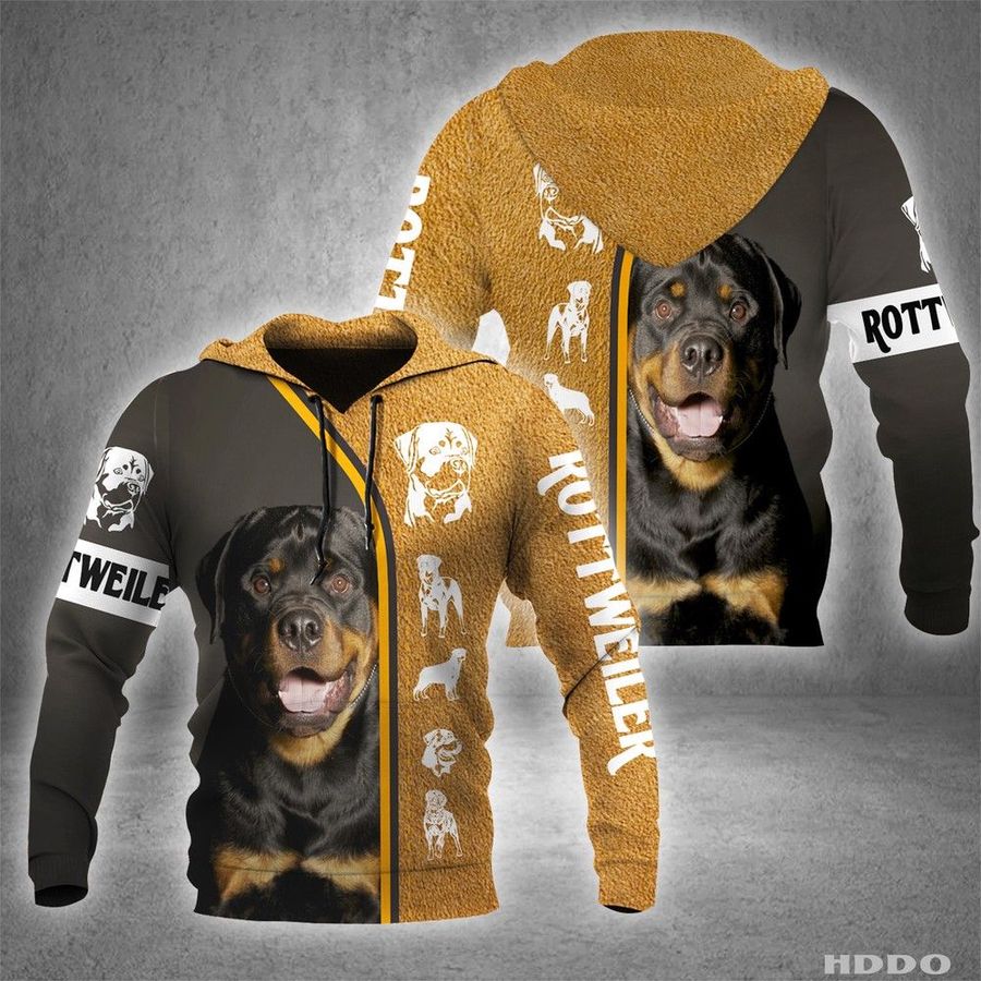 Rottweiler 3D Hoodie For Men For Women All Over Printed Hoodie