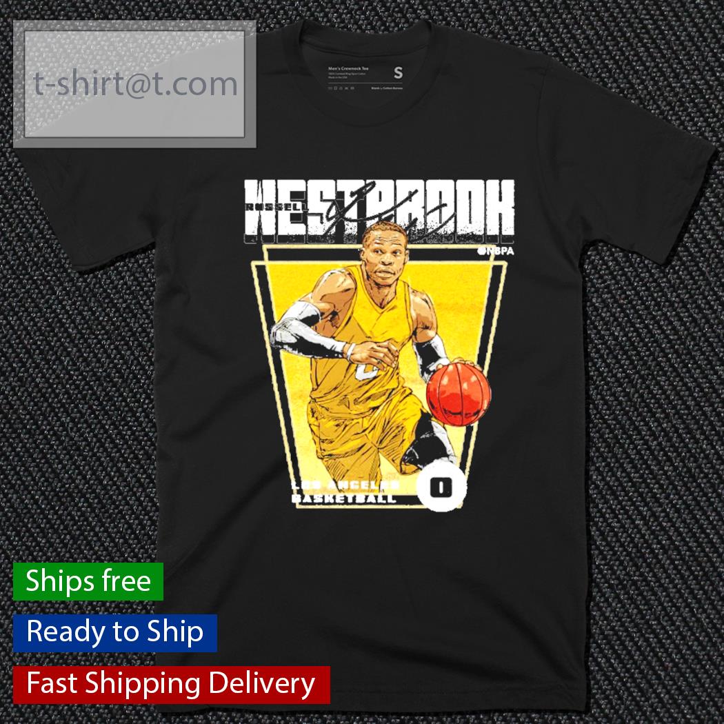 Russell Westbrook Los Angeles Basketball signature t-shirt