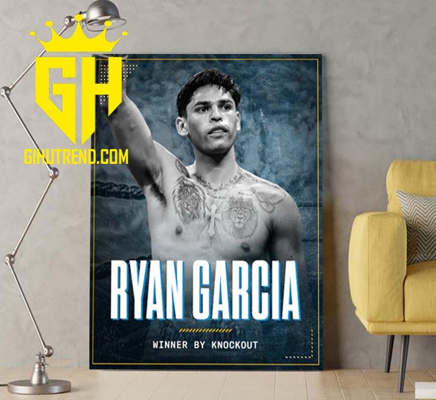 Ryan Garcia Winner By Knockout Poster Canvas