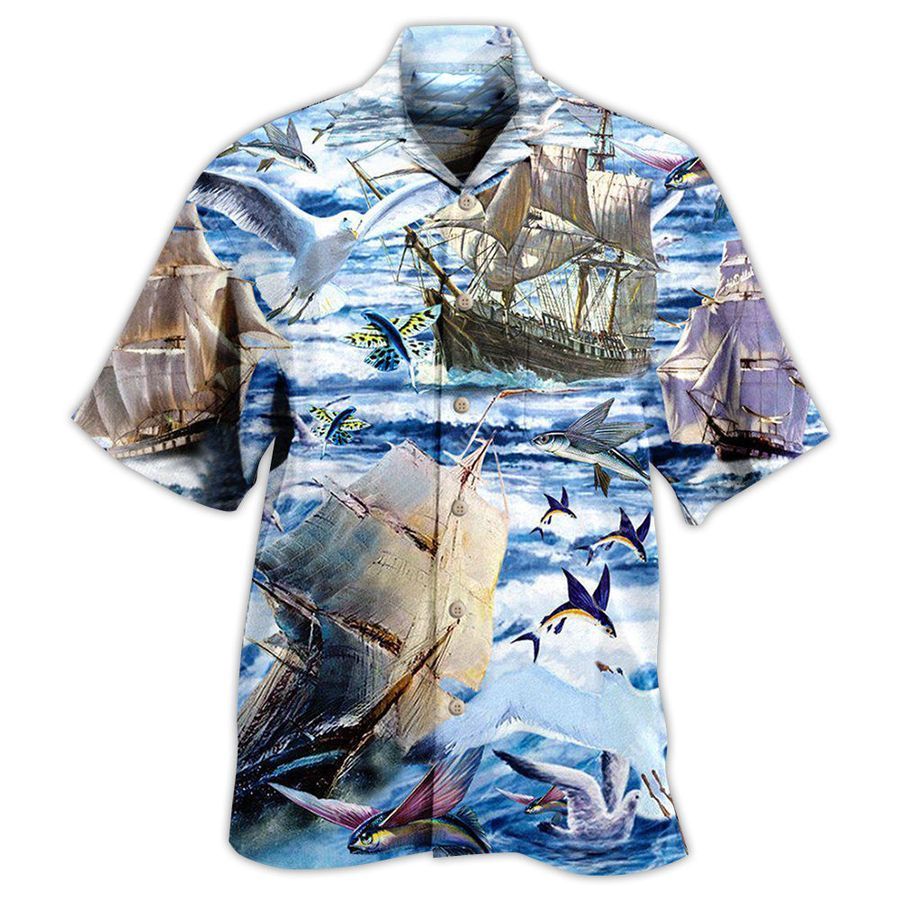 Sailing Far Flying High Edition Best Fathers Day Gifts Hawaiian Shirt Men