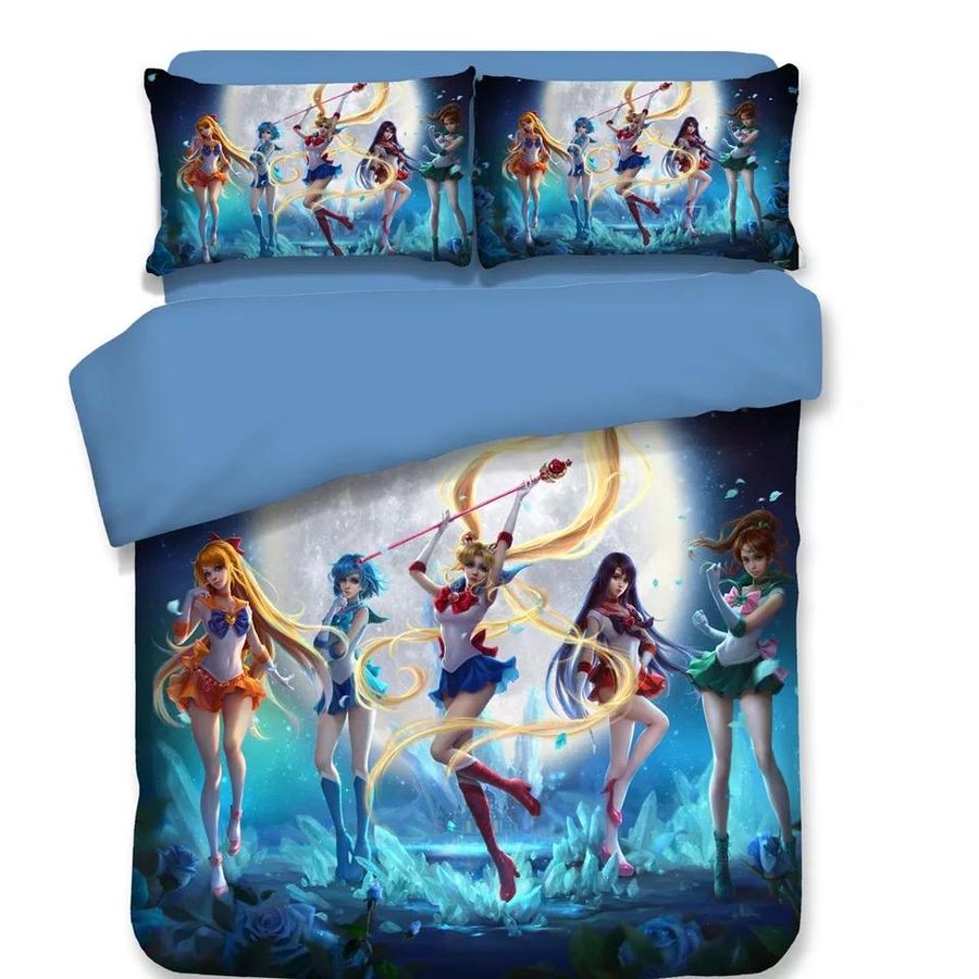 Sailor Moon #21 Duvet Cover Quilt Cover Pillowcase Bedding Sets