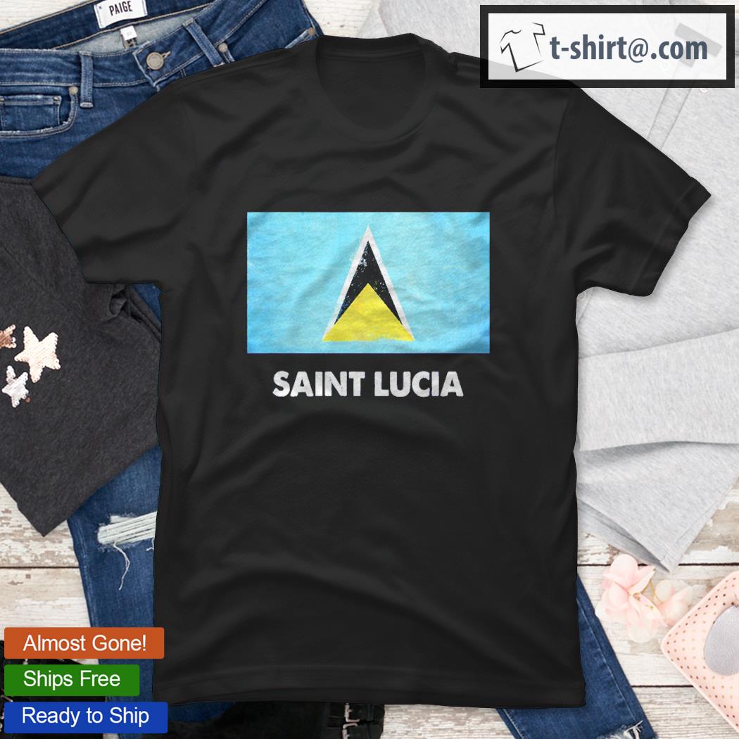 Saint Lucia Flag Shirt Saint Lucian Shirt