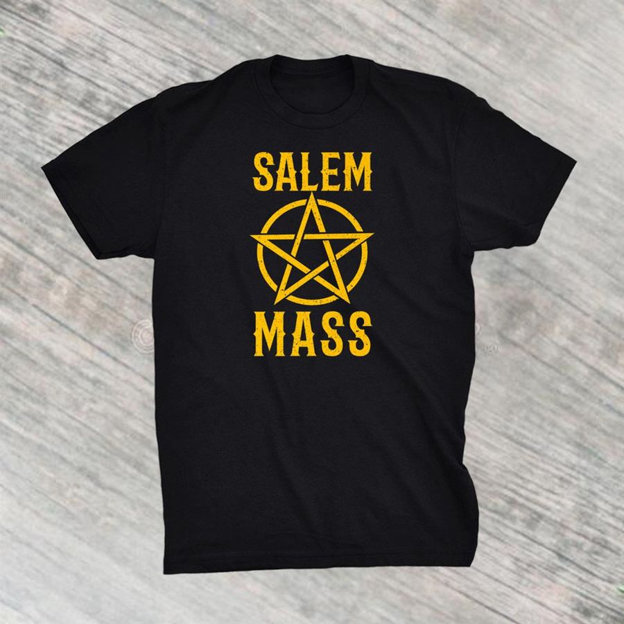 Salem Mass Witch Trials Wiccan Symbol Halloween Shirt