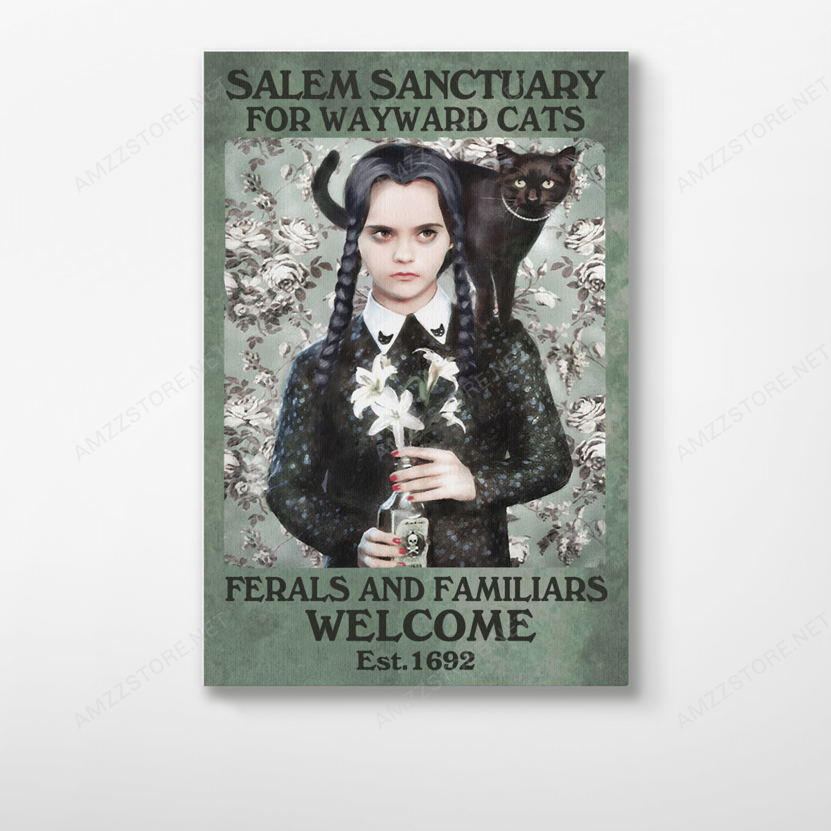 Salem Sanctuary for Wayward poison girl and Cats Poster