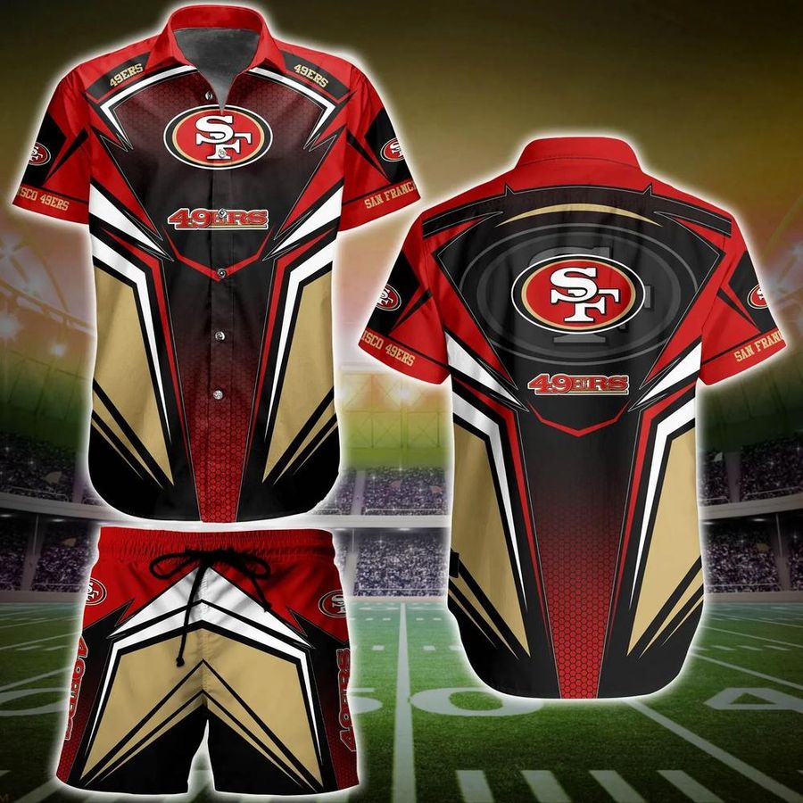 San Francisco 49ers NFL Football Hawaii Short Shirt For This Summer Graphic Hawaiian Shirt Gift Big Fans