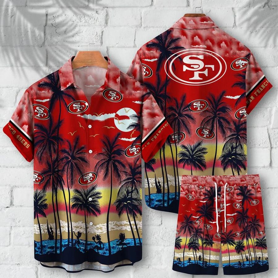 San Francisco 49ers NFL Hawaiian Shirt And Short Tropical Pattern This Summer Shirt New Trends Gift For Best Fan