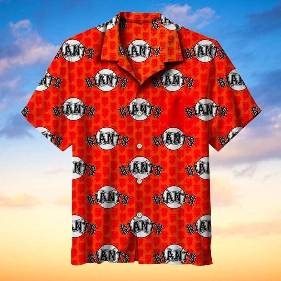 San Francisco Giants Baseball Mlb Hawaiian Graphic Print Short Sleeve Hawaiian Shirt size S - 5XL - 7705