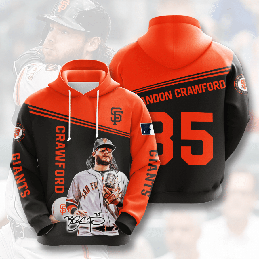 SAN FRANCISCO GIANTS Brandon Crawford 3D Hoodie For Men For Women All Over Printed Hoodie