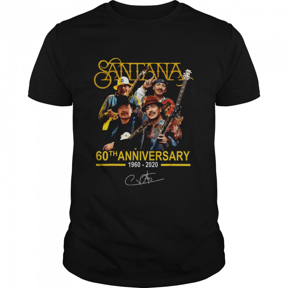 Santana 60th Thank You For The Memories Santana 60th Anniversary shirt