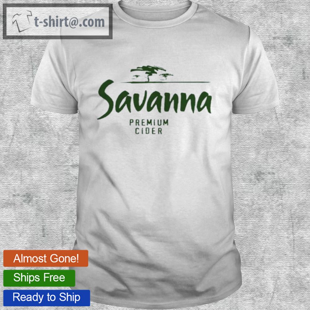 Savanna premium cider logo shirt