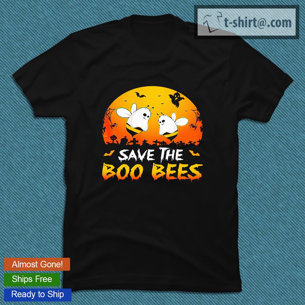 Save the Boo Bees Ghost Halloween T-shirt