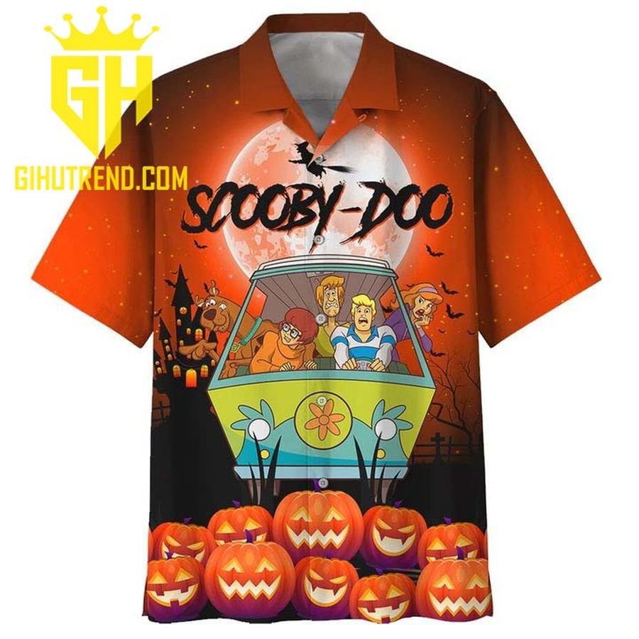 Scooby-Doo Halloween Hawaiian Shirt And Shorts
