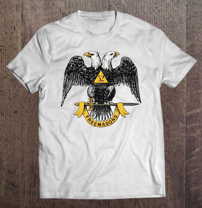 Scottish Rite Eagle 32Nd Degree Freemason Gifts For Men T-shirt