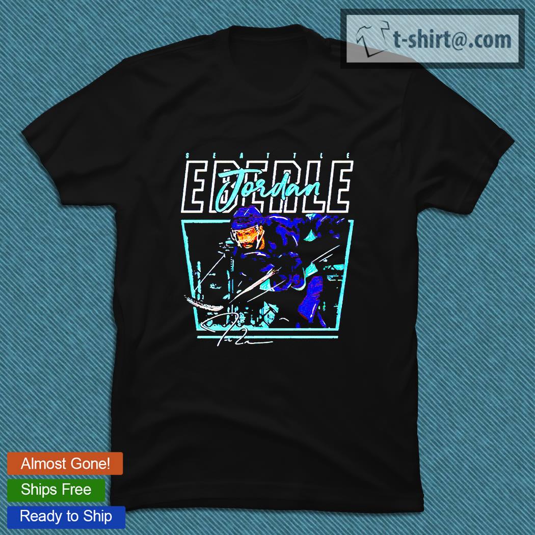 Seattle Hockey Jordan Eberle Cage signature T-shirt