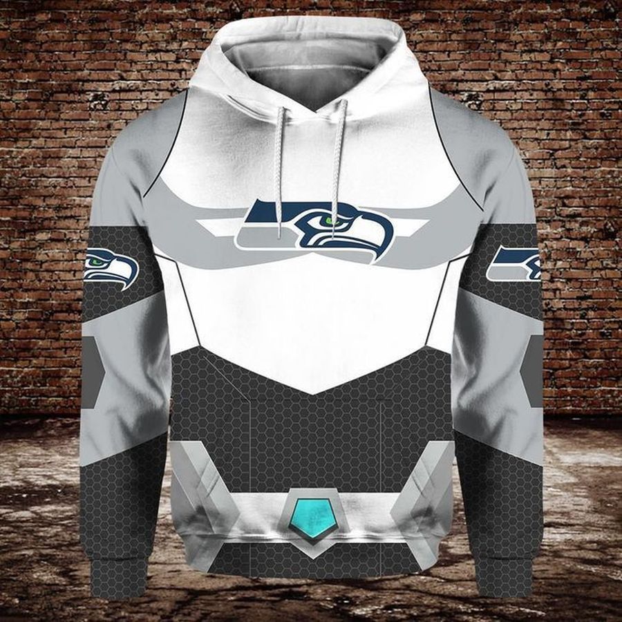 Seattle Seahawks Hooded Pocket Pullover Hoodie Gift For Fan