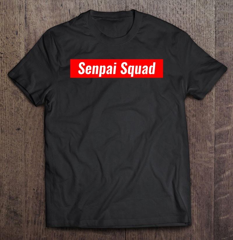 Senpai Squad Box Logo Gift T-shirt
