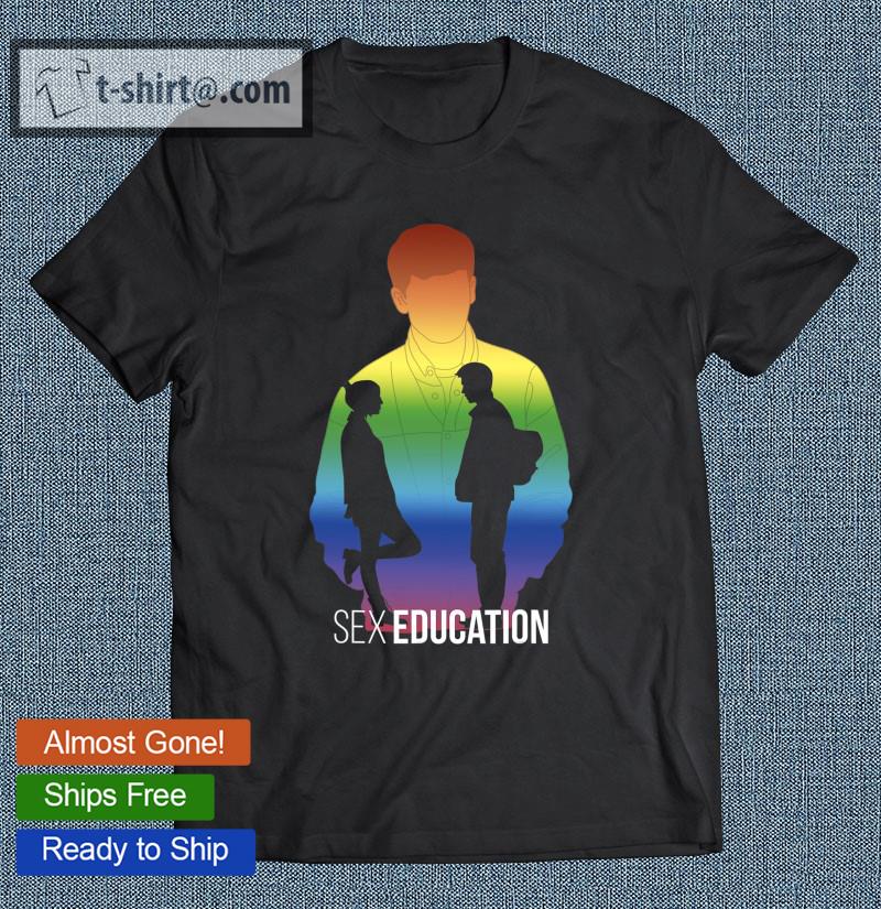 Sex Education Otis & Maeve Rainbow Silhouette T-shirt