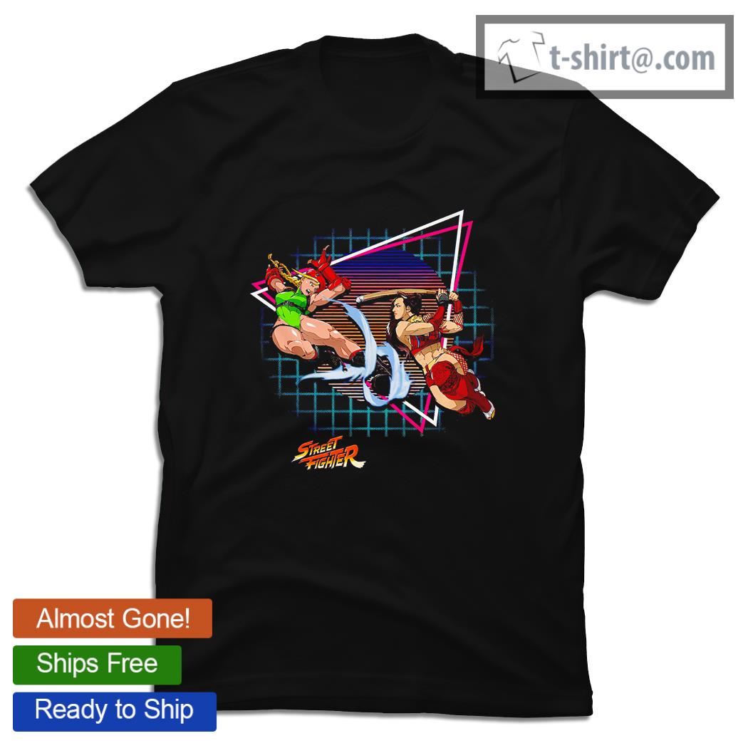 Shida vs Cammy Street Fighter video game shirt