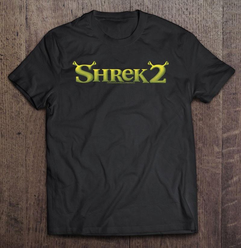 Shrek 2 Ogre Title Logo Pullover T-shirt