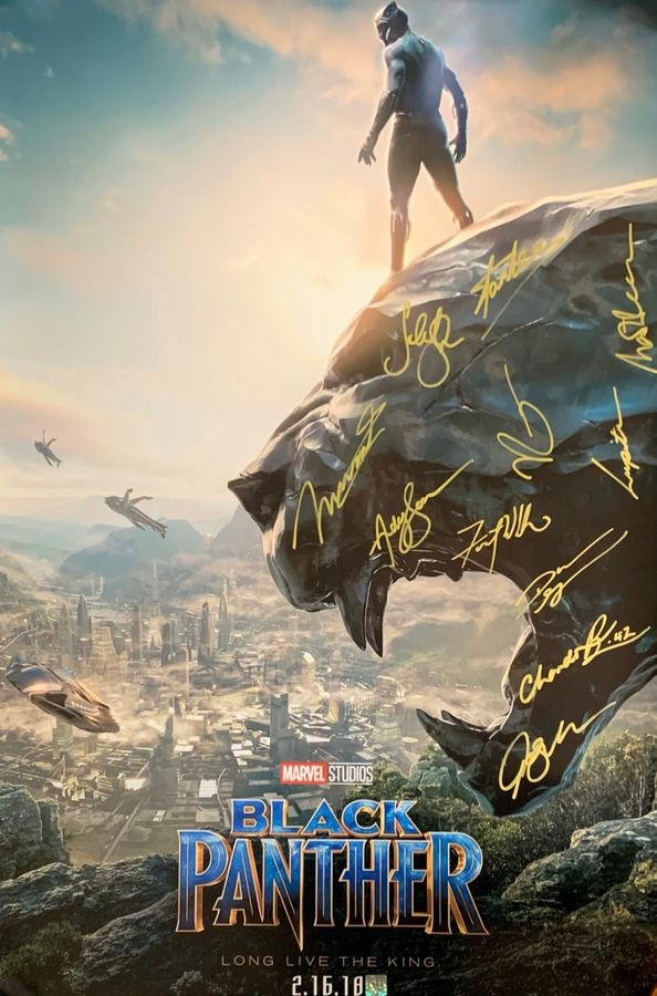 Signed Black Panther Movie Poster-3