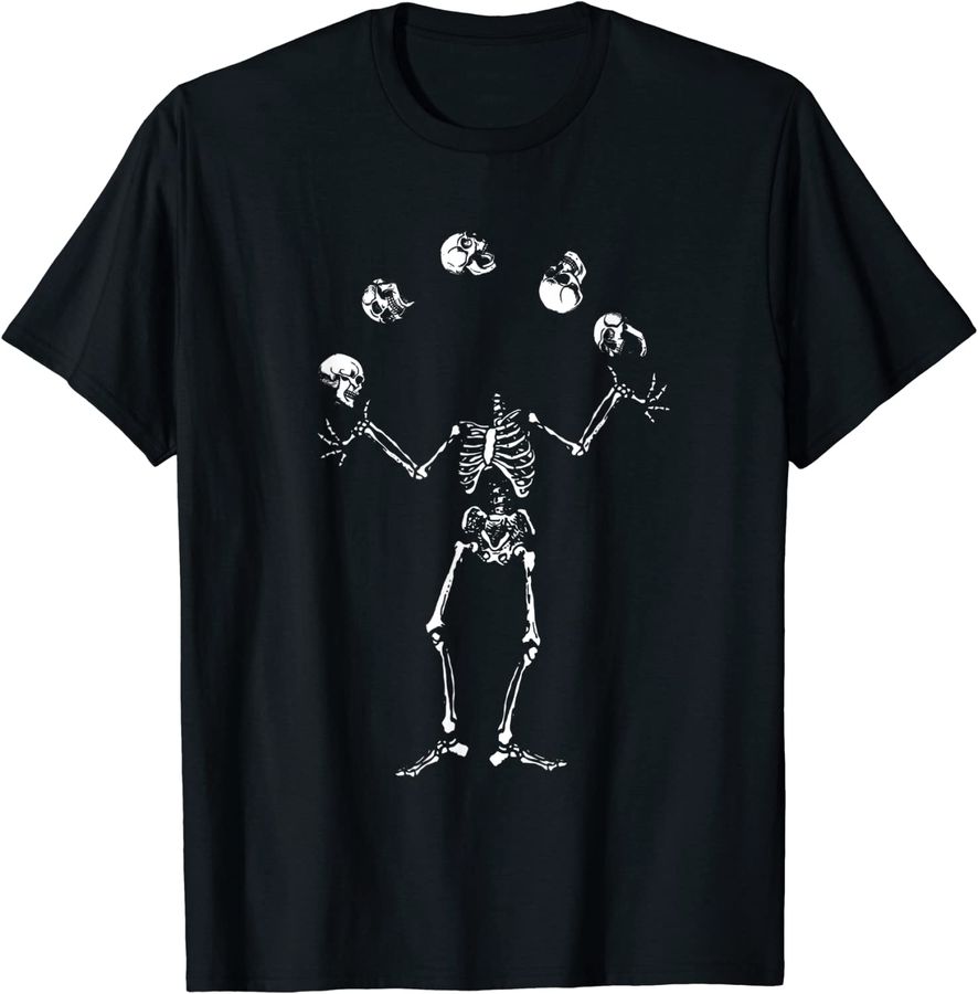 Skeleton Juggling Skulls Halloween Skull Skeleton Juggler_1