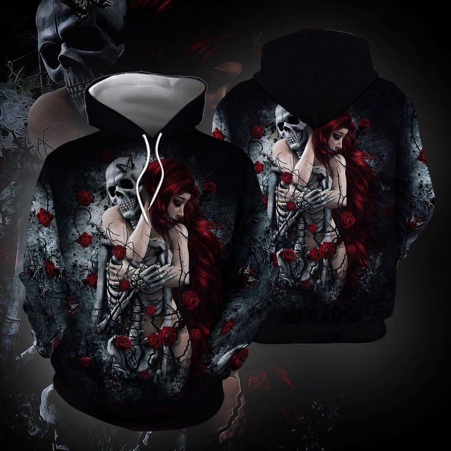 Skull And Women Pullover And Zip Pered Hoodies Custom 3D Graphic Printed 3D Hoodie All Over Print Hoodie For Men For Women