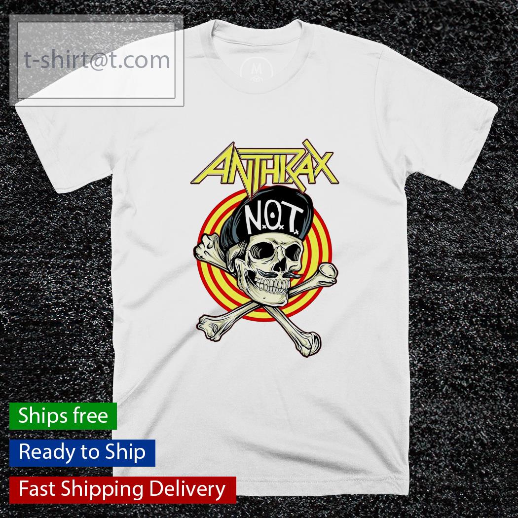 Skull Anthrax band Not shirt