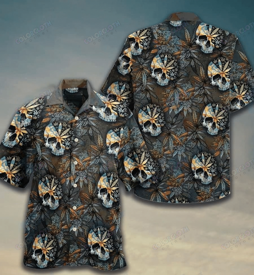 Skull Get High Hawaiian Shirt TV370725.png