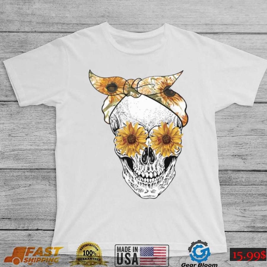 Skull Sunflower Lovers Shirt, Hoodie