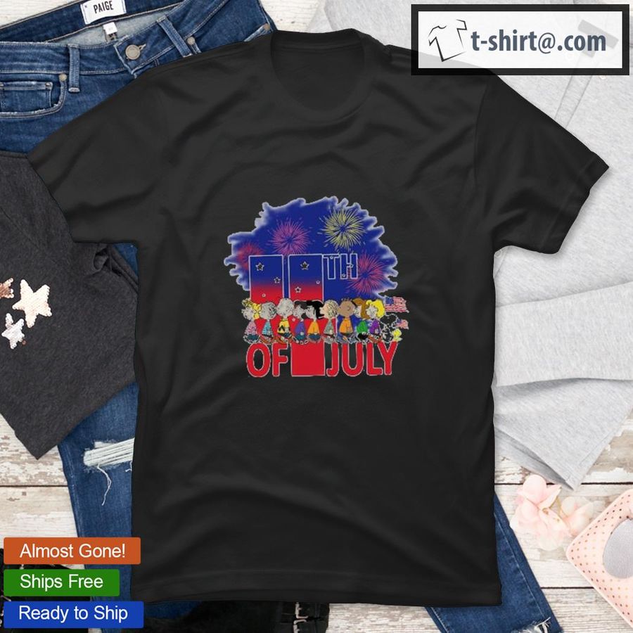 Snoopy And Friends Happy 4th Of July 2022 T-Shirt