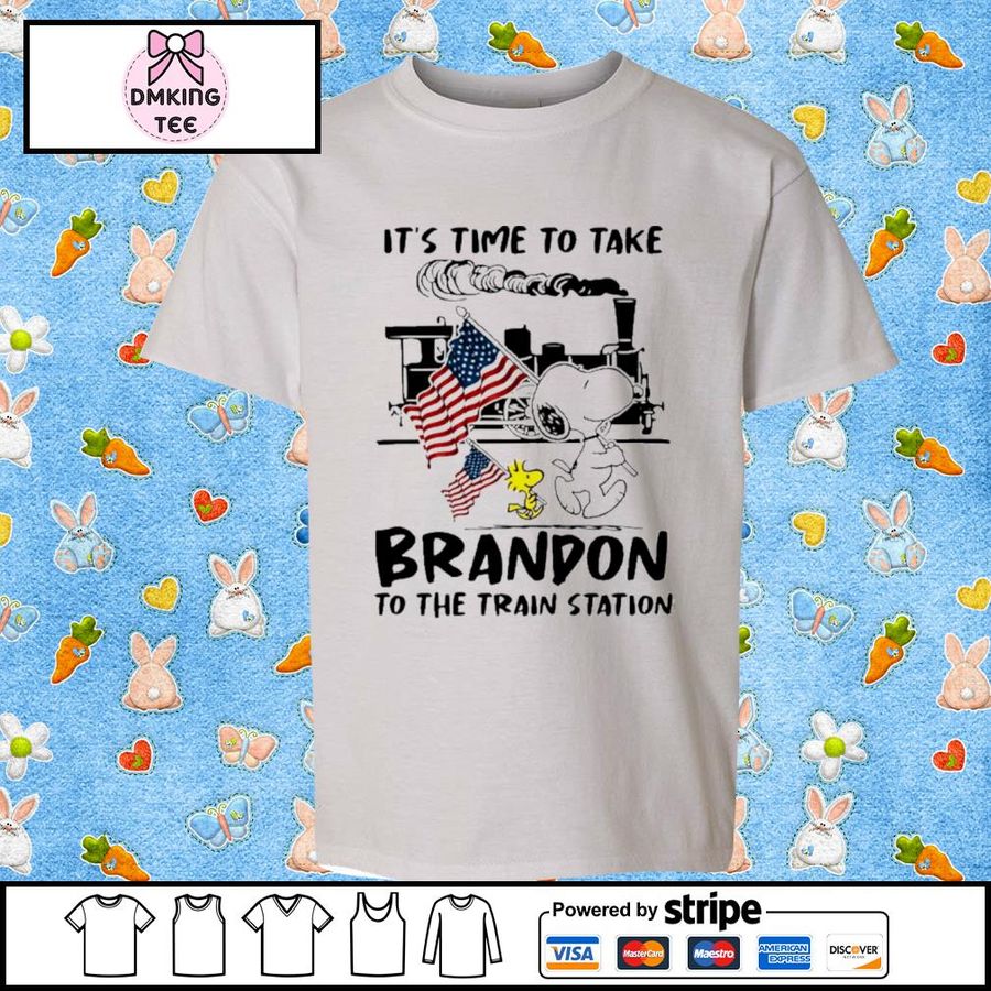 Snoopy And Woodstock It’s Time To Take Brandon To The Train Station Shirt