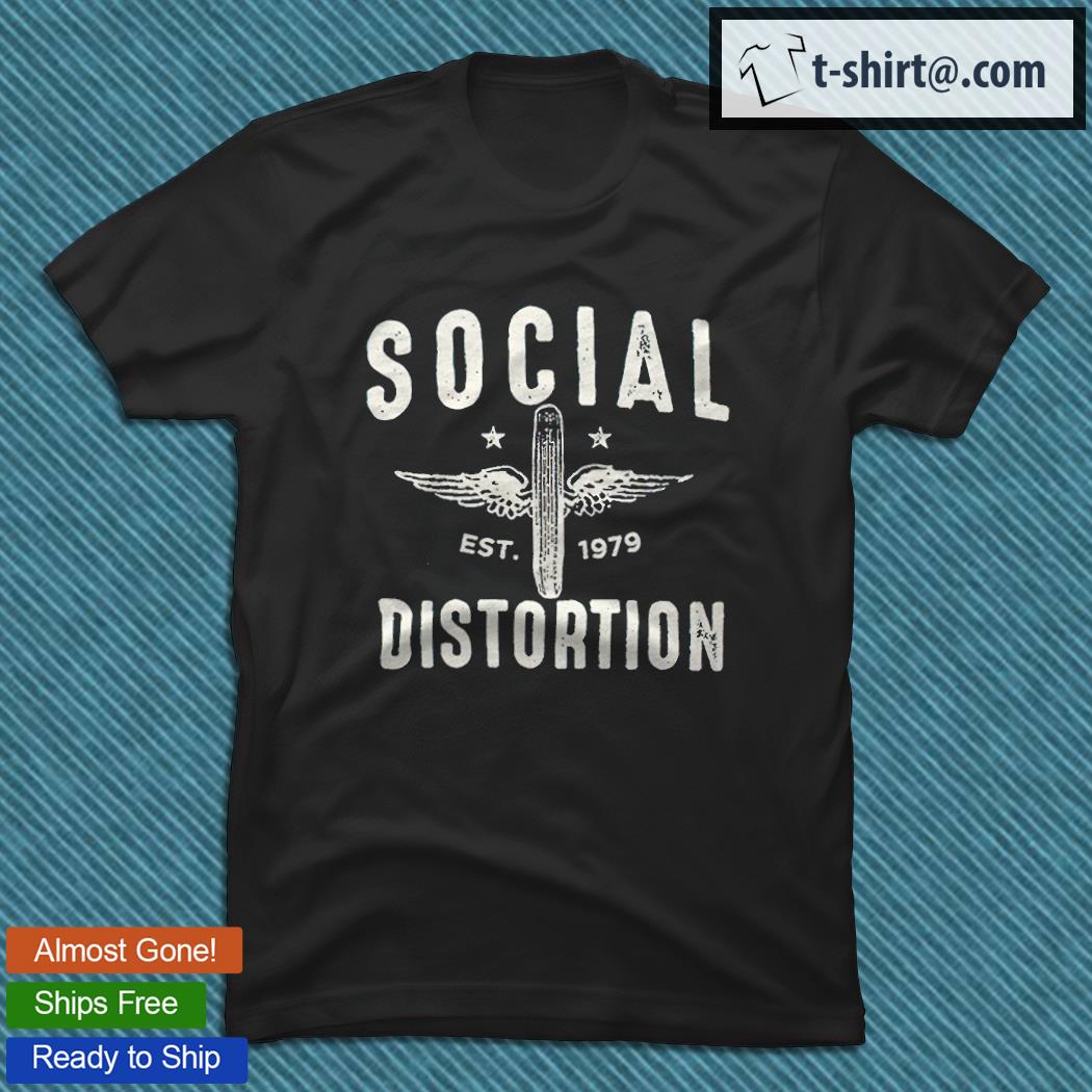 Social Distortion Wheeler est 1979 T-shirt