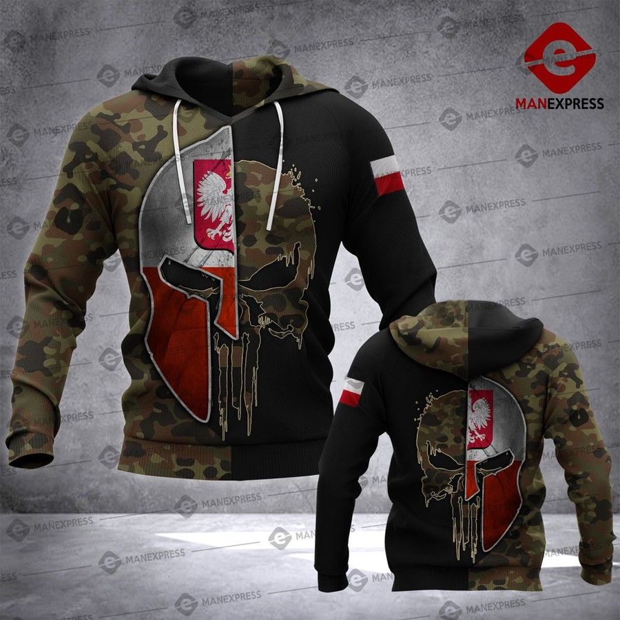 Soldier Spartan Polish 3D Hoodie For Men And Women All Over Printed Hoodie