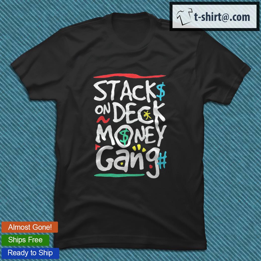 Soulja Boy stack on deck money gang T-shirt