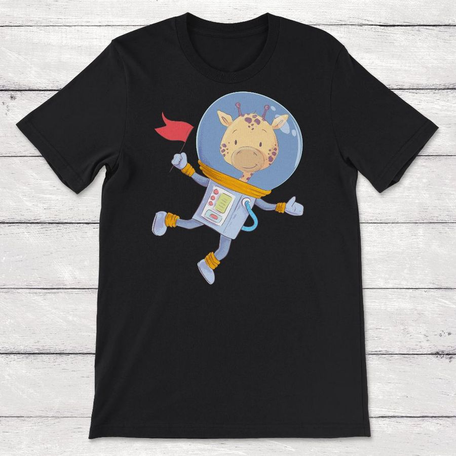 Space Giraffe Astronaut Unisex T-Shirt