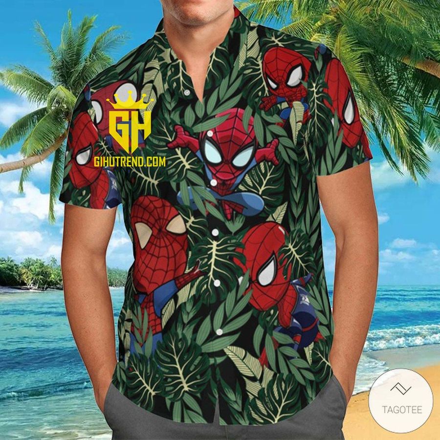 Spider-Man Hawaiian Beach Shirt