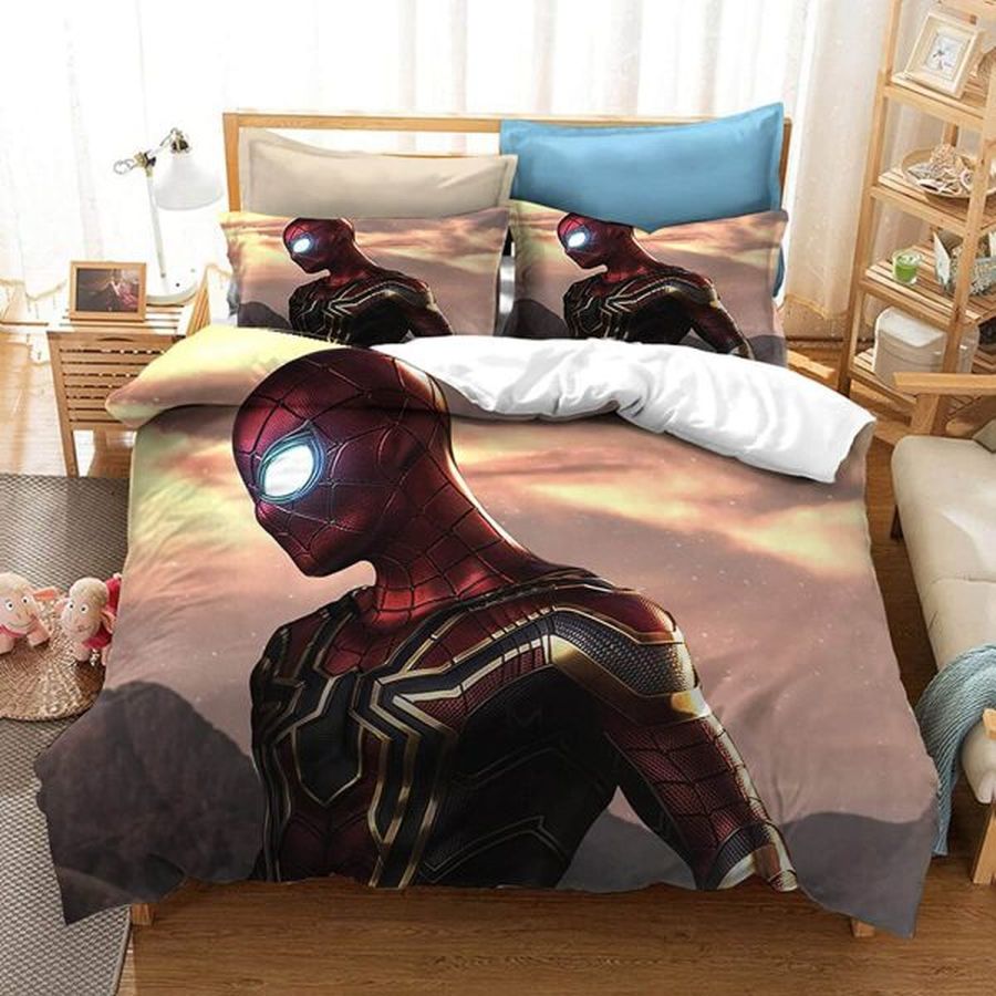 Spiderman Iron-Spider In Dreaming Background Bedding Set Full