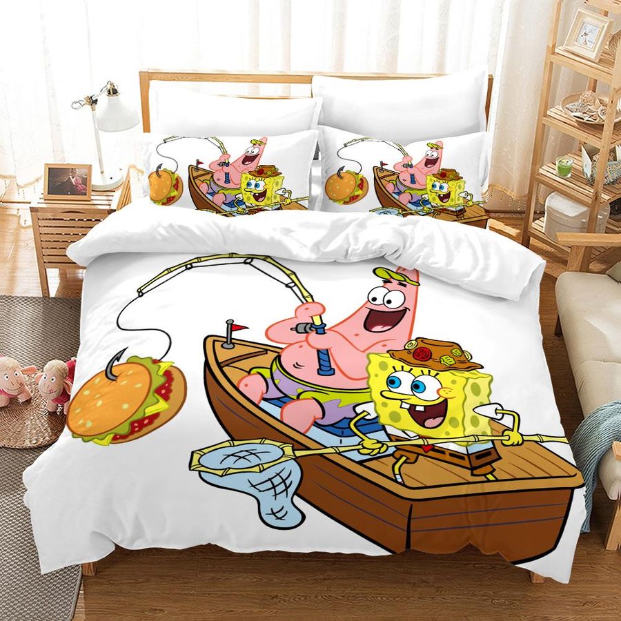 Spongebob Squarepants #24 Duvet Cover Quilt Cover Pillowcase Bedding Sets