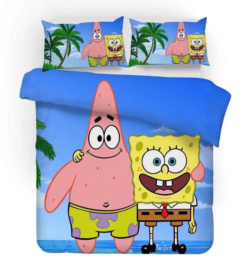 Spongebob Squarepants #5 Duvet Cover Quilt Cover Pillowcase Bedding Sets