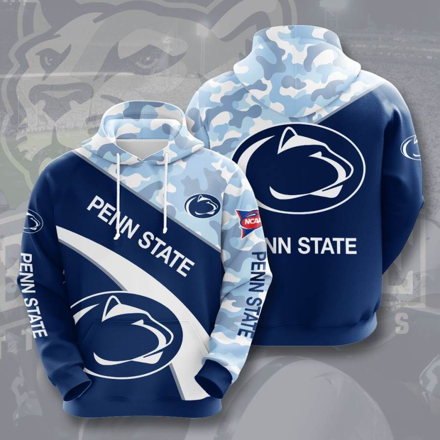 Sports American Football Ncaaf Penn State Nittany Lions Usa 608 Hoodie 3D