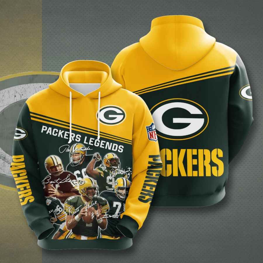 Sports American Football Nfl Green Bay Packers Usa 755 Hoodie 3D