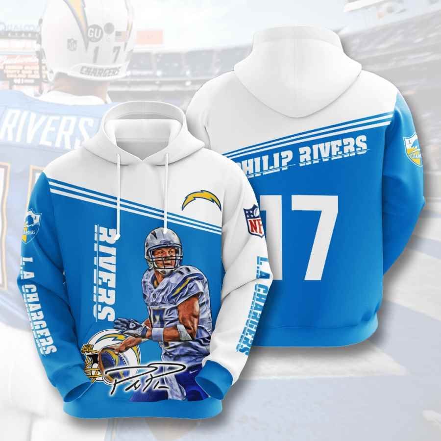 Sports American Football Nfl Los Angeles Chargers Philip Rivers Usa 796 Hoodie 3D
