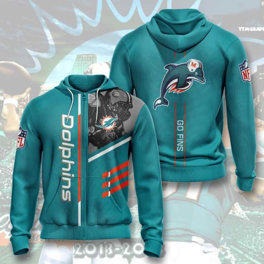 Sports American Football Nfl Miami Dolphins Usa 205 Hoodie 3D
