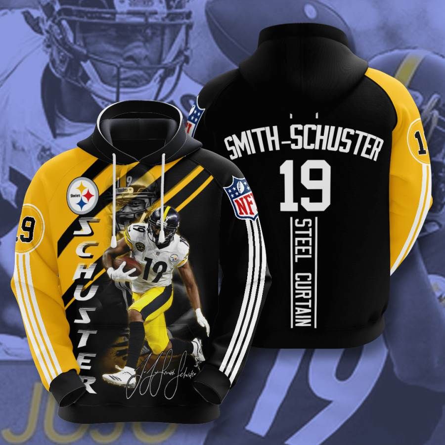 Sports American Football Nfl Pittsburgh Steelers Juju Smith Schuster Usa 1184 Hoodie 3D
